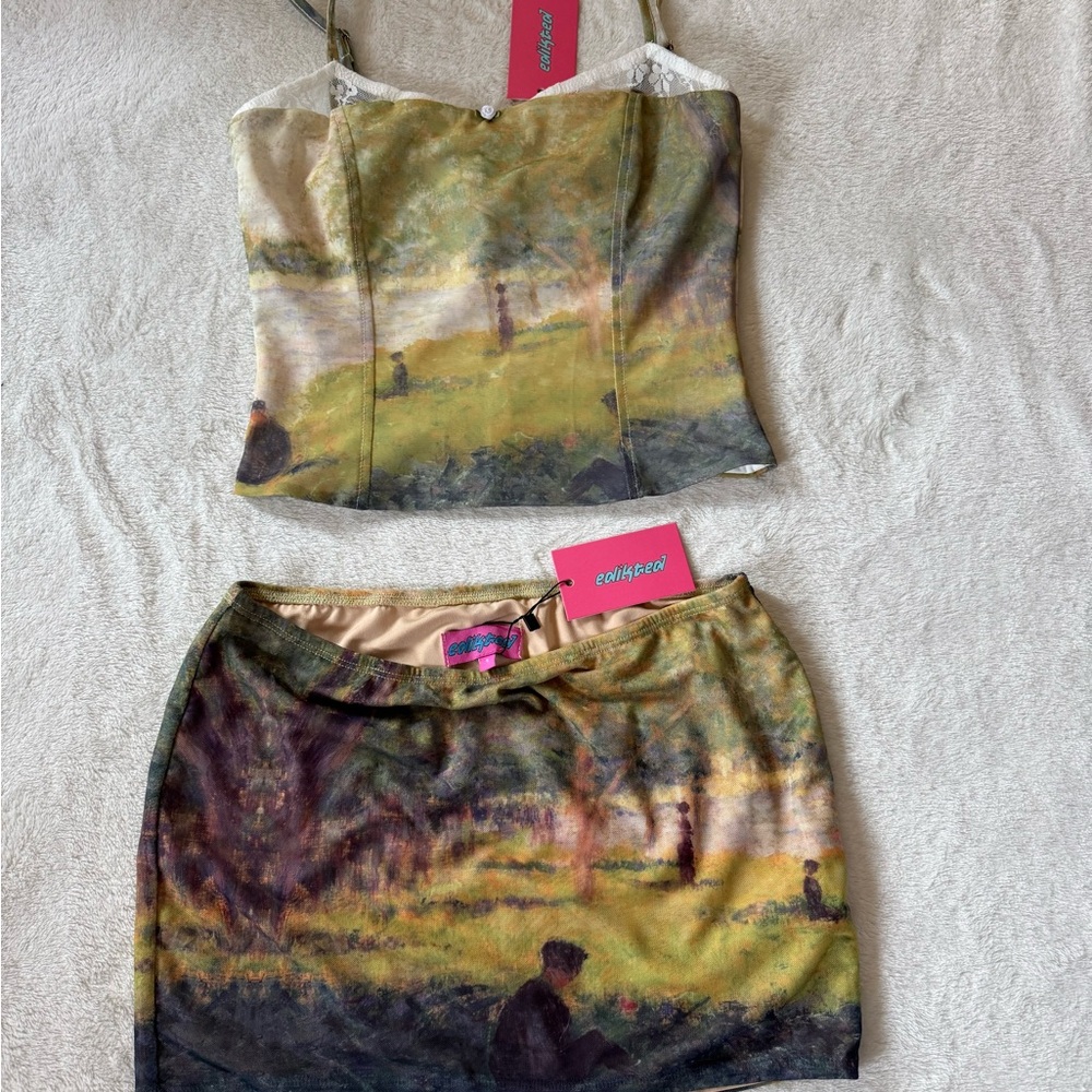 Edikted Picture Perfect Skirt Set